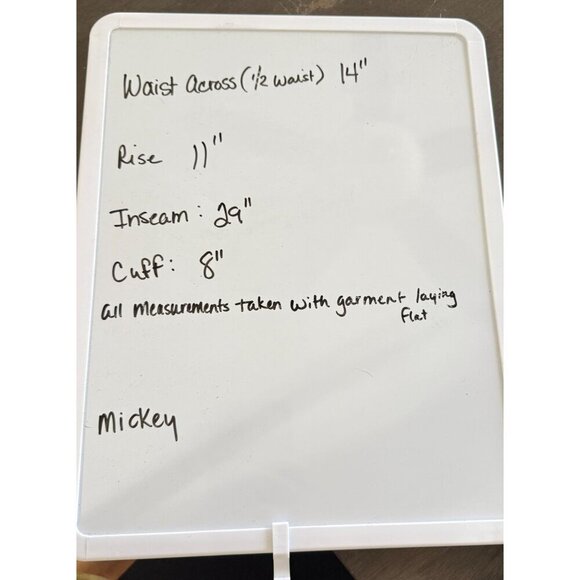 Disney Womens Gray Fleece Pajama Lounge Pants Plaid Mickey Mouse Pull On Medium - Picture 11 of 11